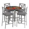 Zinnia 42d Hight Dining w Milano Bar Chairs PEW CS