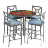 Zinnia 42d Hight Dining w Milano Bar Chairs PEW SPA