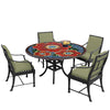 Zinnia 60d Bistro Olympia Chairs BK CIL