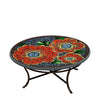 Zinnia Round Coffee Table Espresso Frame