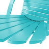 adirondack chair teal detail