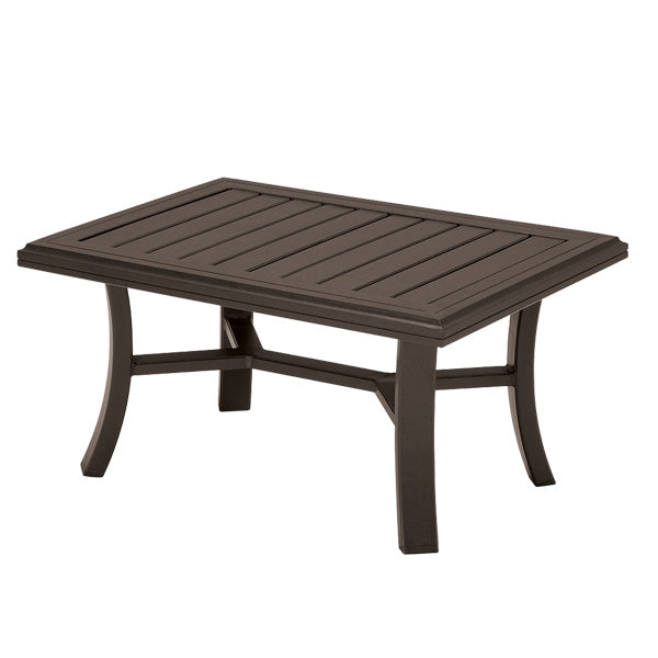 Banchetto 24" x 36" Rectangle Slat Top Coffee Table