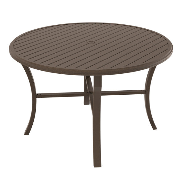 Banchetto 60" Round Slat Top Dining Table