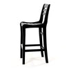 bar chair black side