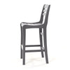 bar chair charcoal side