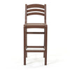 bar chair chestnut front