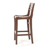 bar chair chestnut side