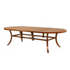 castelle 108 oval classical cast top dining table