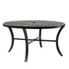 castelle 54 round square edge cast top dining table