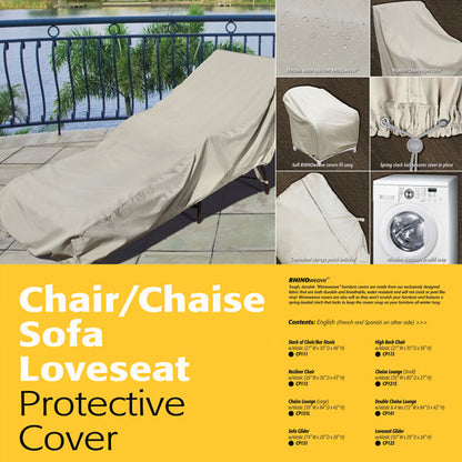 CP130 - Double Chaise Lounge Cover