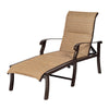 cortland padded sling adjustable chaise lounge 1