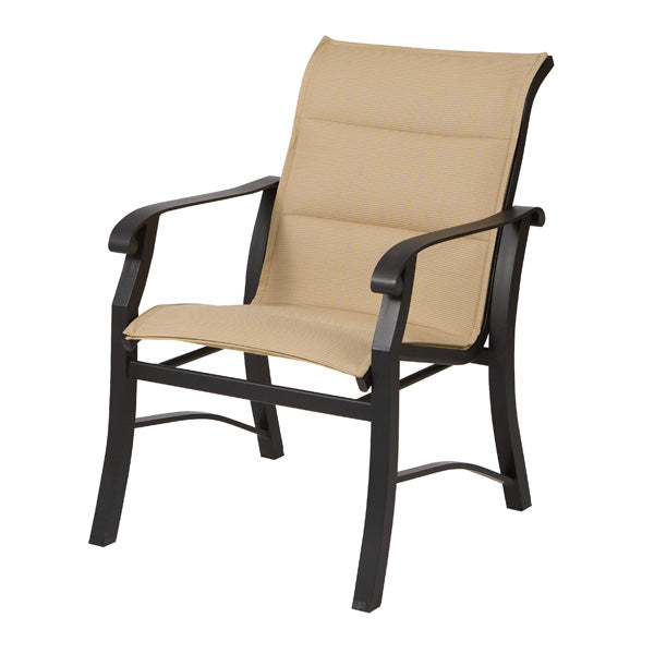 cortland padded sling dining chair