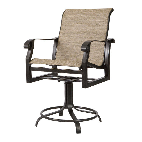 cortland sling swivel counter stool