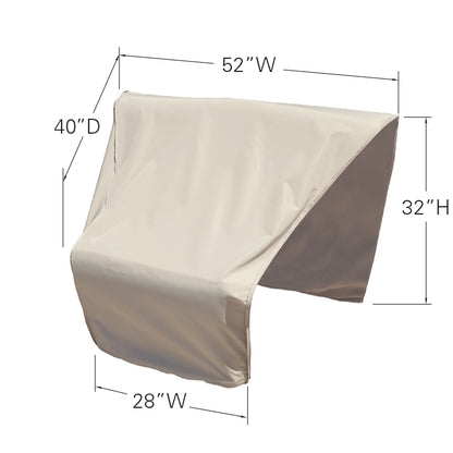 CP406-R - Sectional Or Modular Wedge End (Left Facing) Cover