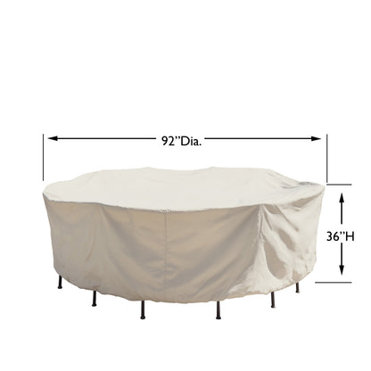 CP571 - 54" Round Table & Chairs Cover