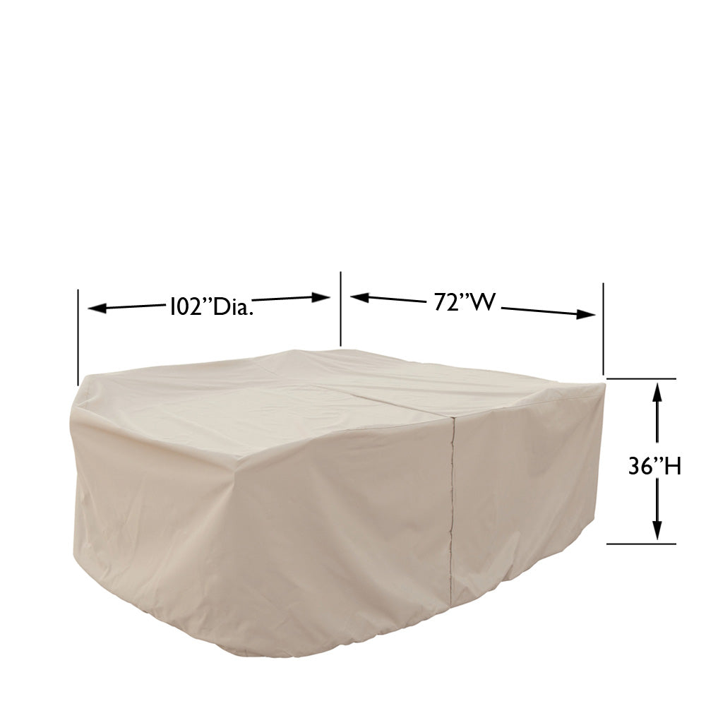 CP584 - Medium Oval/Rectangle Table & Chairs Cover