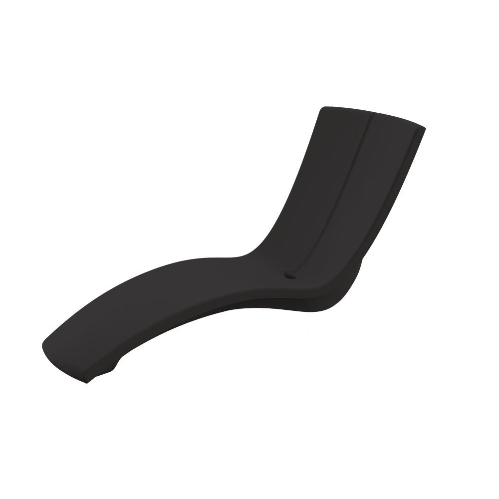 curve chaise lounge black