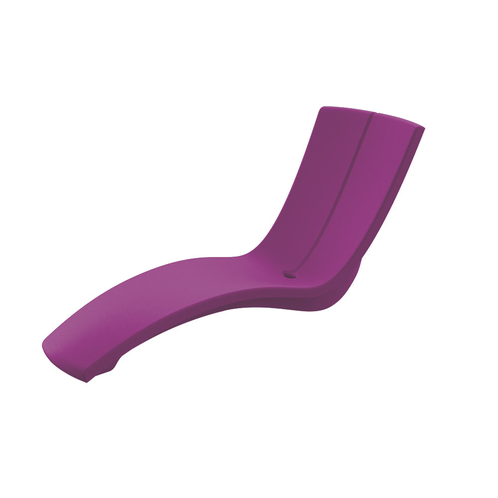 curve chaise lounge bright fuchsia