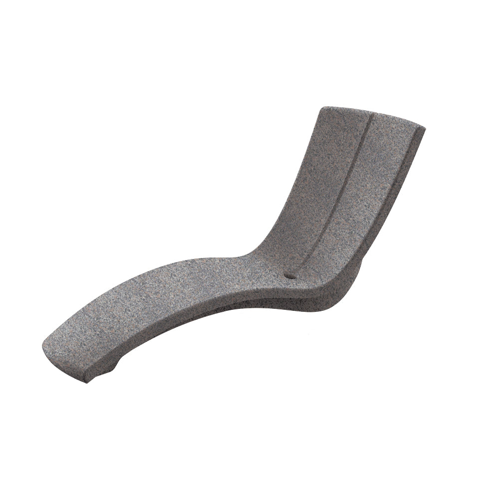 curve chaise lounge bright granite