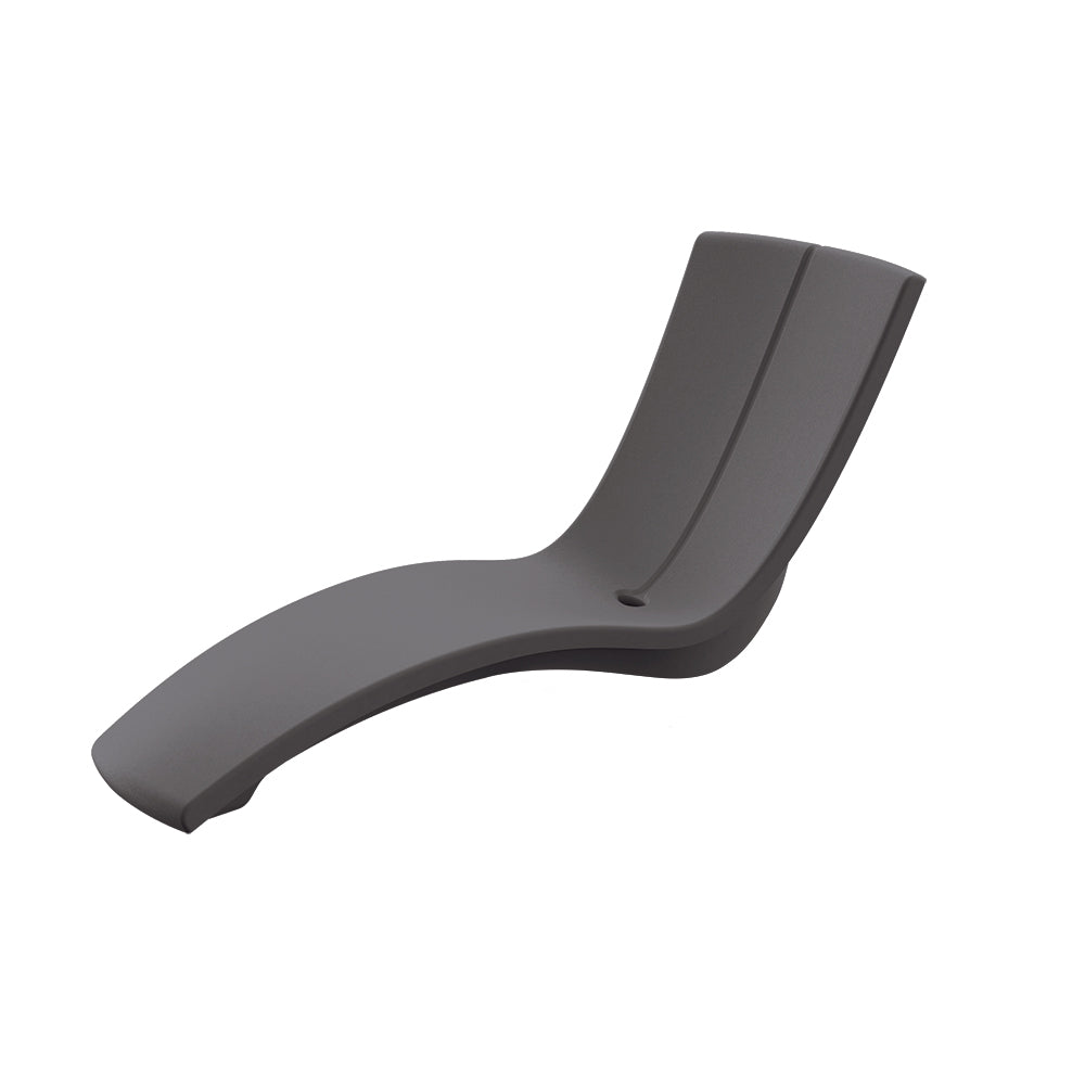 curve chaise lounge bright gray