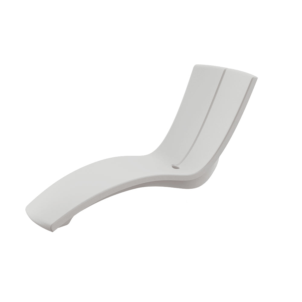 curve chaise lounge white