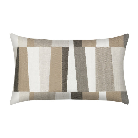 designer lumbar pillow strata grigio