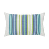 designer lumbar pillow summer stripe