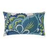 designer lumbar throw pillow floral wave