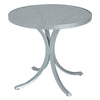 Tropitone 36" Round Patterned Aluminum Top Dining Table