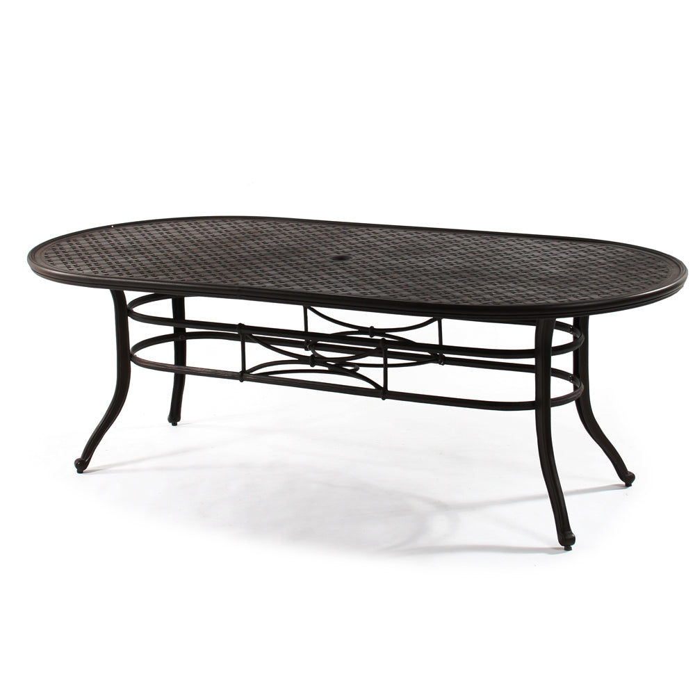 Mallin Napa Collection 42" x 84" Oval Dining Table by Mallin Aluminum