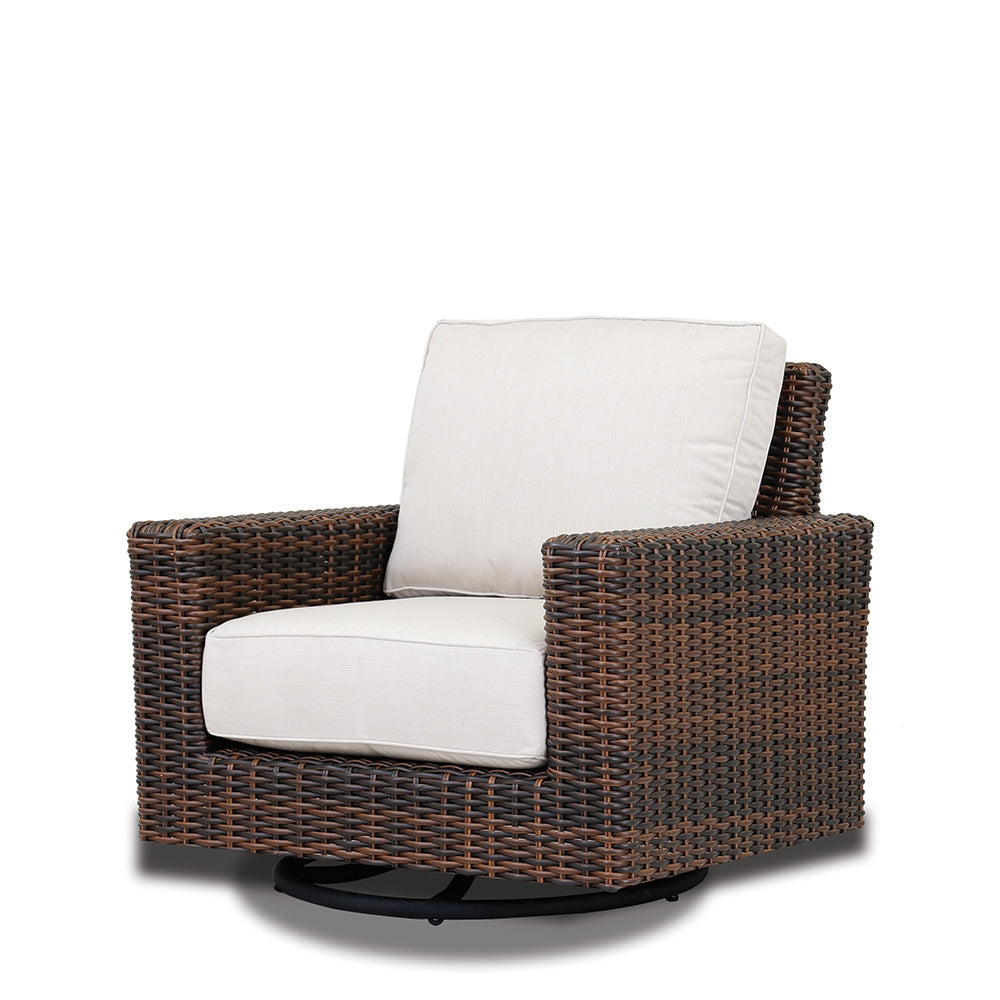 Montecito Wicker Swivel Rocker Club Chair by Sunset West | Wicker ...