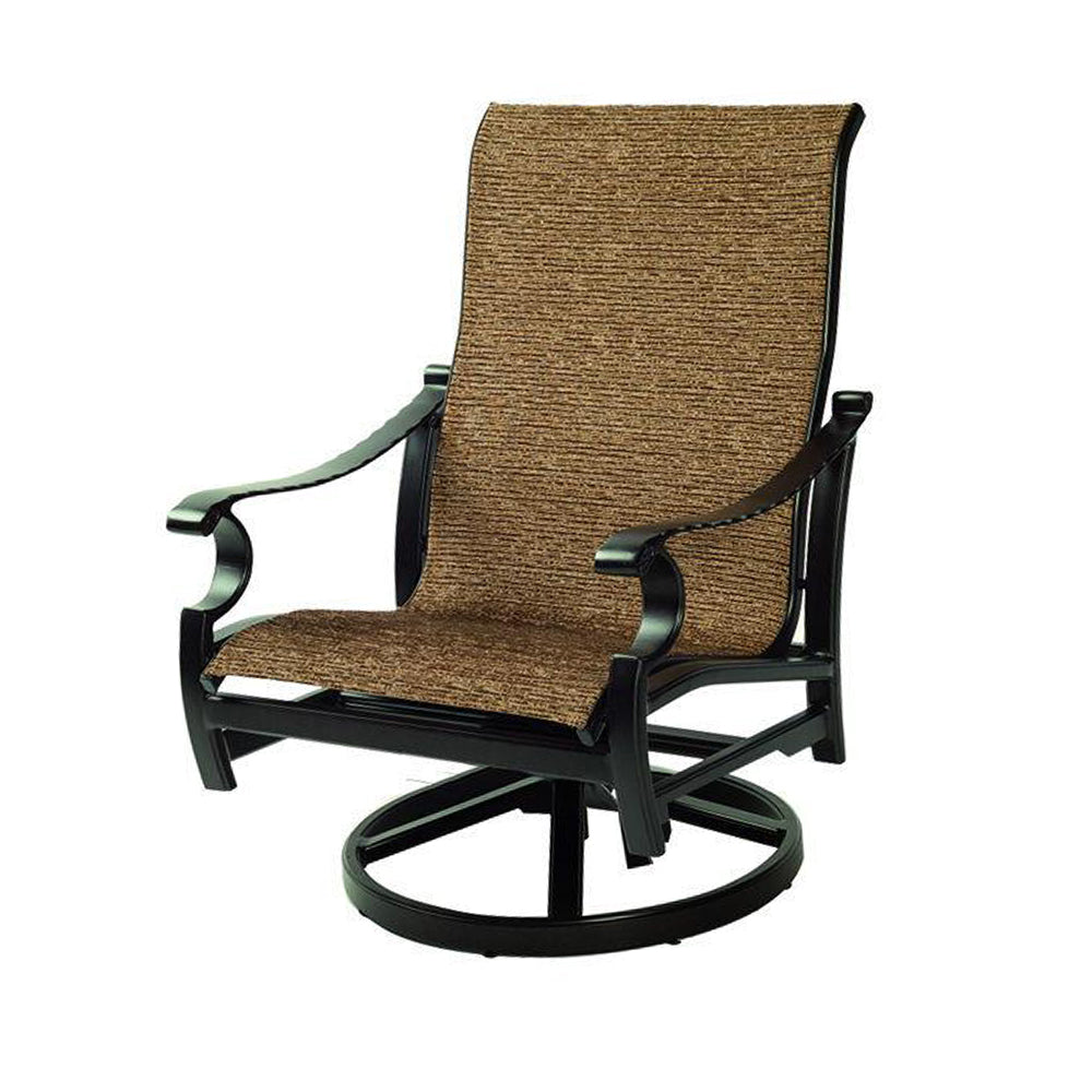 Sling Stack Rocker Monterey Sling Lounge Swivel Rocker by Castelle | Cast Aluminum Swivel ...
