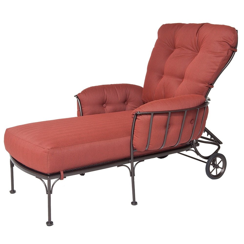 Monterra Chaise Lounge by O.W. Lee Wrought Iron Chaise Lounge Today