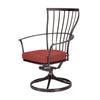 monterra dining swivel rocker arm chair