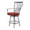 monterra swivel bar stool with arms