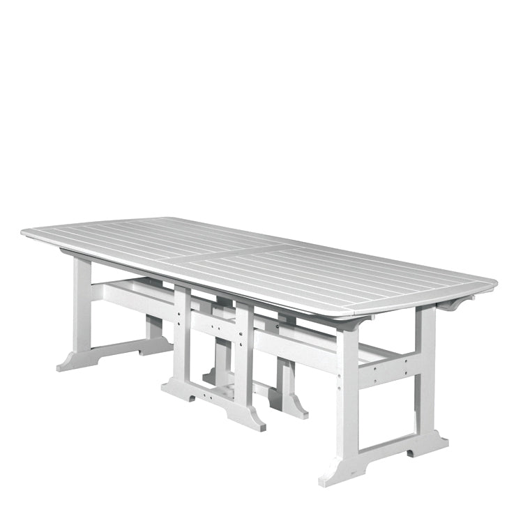 portsmouth 42 x 100 dining table white