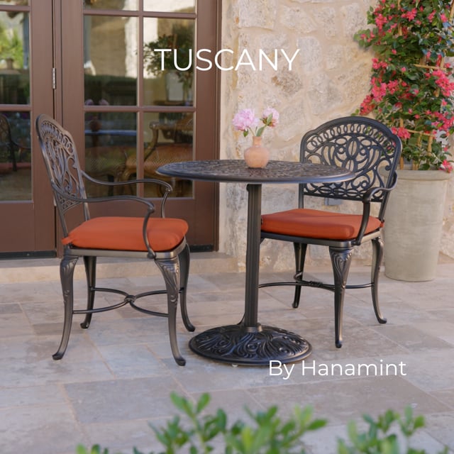 Tuscany Dining Swivel Rocker by Hanamint | Cast Aluminum Swivel