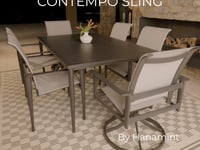 
                  Carlisle 48" Round Slat Top Dining Table - Image 1
                