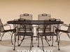17" Round Mesh Top End Table