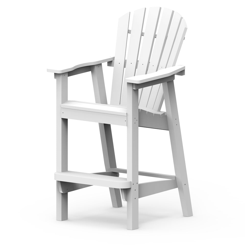 shellback bar chair white