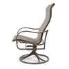 shoreline swivel dining chair side