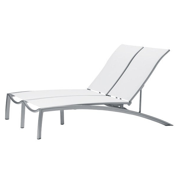 south beach sling double chaise lounge