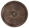 umbrella base 50lb classic bronze top view 