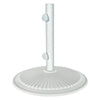 umbrella base 50lb classic white